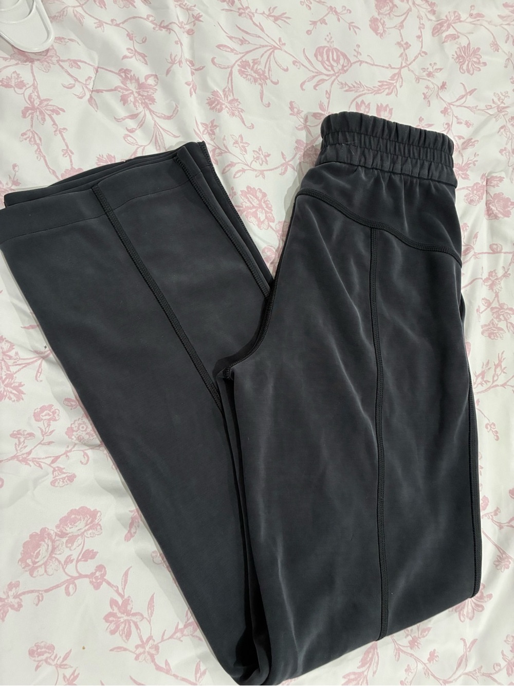 lululemon athletica Black Elastic-Waist Leggings